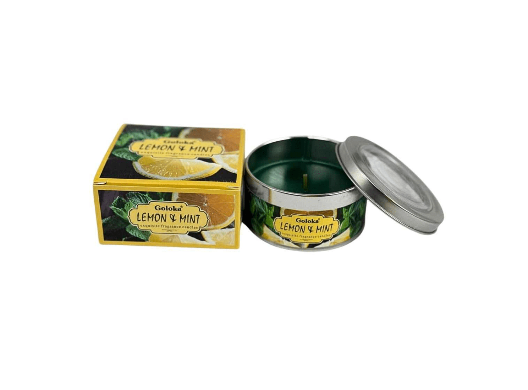 La bougie au citron et à la menthe